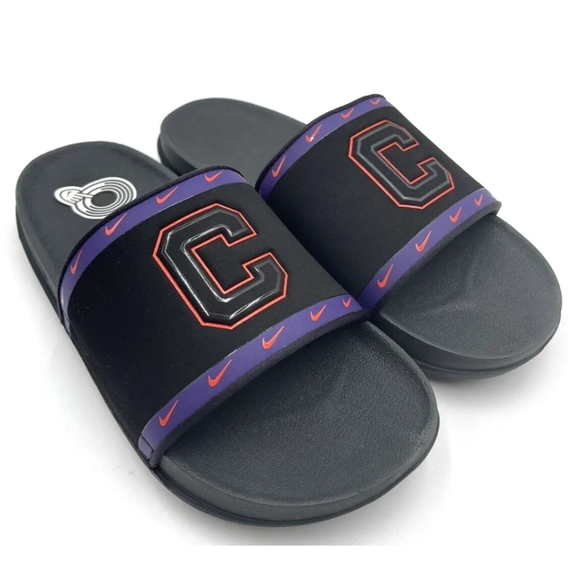 NWT Men's Clemson Tigers Nike Off Court Slides - Picture 2 of 8